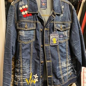 Born Fly Denim Jacket. NWT Size Medium